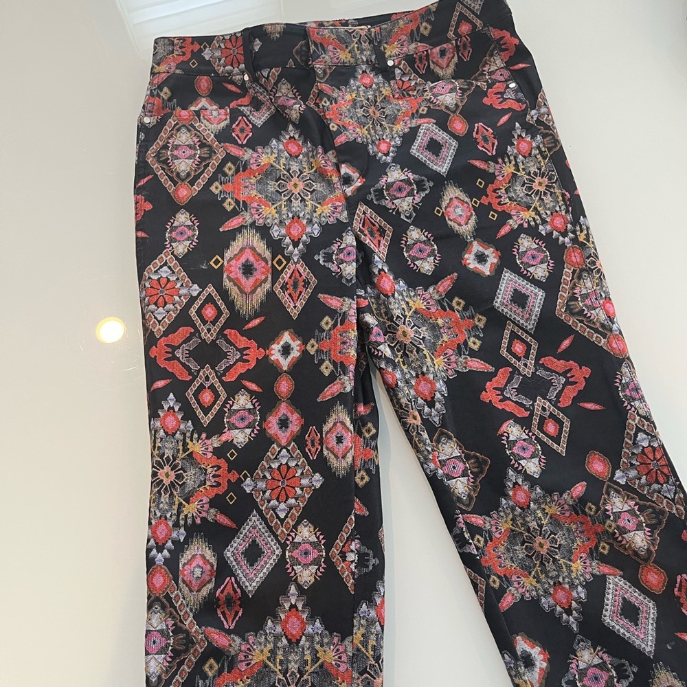 Zara Printed Jeans